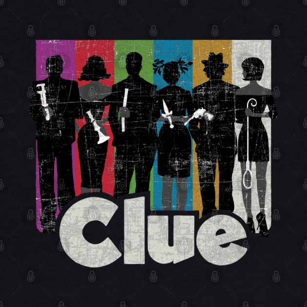 Clue movie t-shirt by Galank